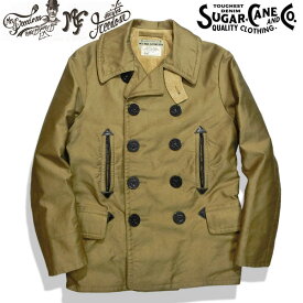 Mister Freedom×Sugarcane MFSC "SURVIVAL SCHOOL"JUNGLE CLOTH "BARNSTORMER"ミスターフリーダム×シュガーケンジャングルクロスピーコート SC15424