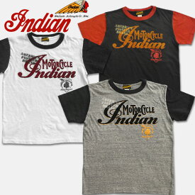 INDIAN MORTORCYCLE（インディアンモーターサイクル）半袖Tシャツ【IM75323 AMERICA'S PIONEER BRAND】