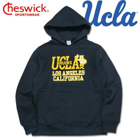東洋エンタープライズCHESWICK(チェスウィック）UCLA SETIN HOODED PARKA "UCLA BRUINS JOE"【CH67754】ネイビー