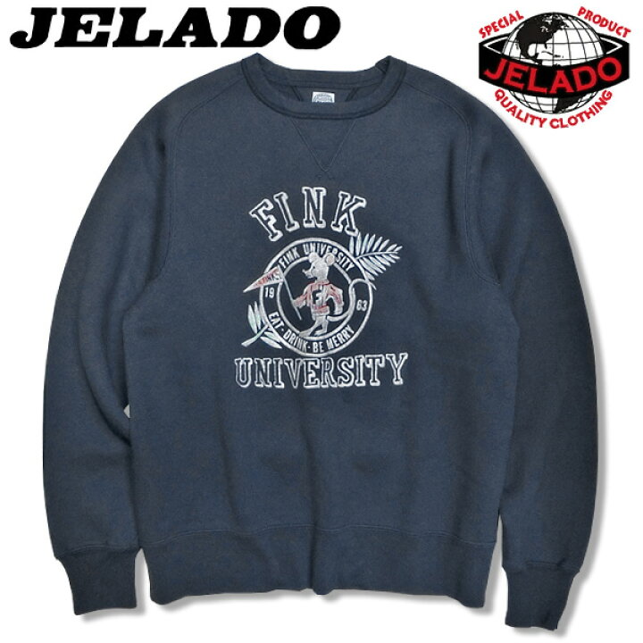 楽天市場】JELADO（ジェラード）フロッキープリントスウェットシャツ 