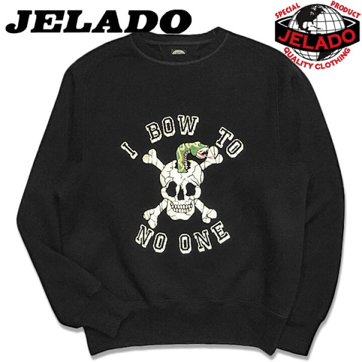 楽天市場】JELADO（ジェラード）フロッキープリントスウェットシャツ 