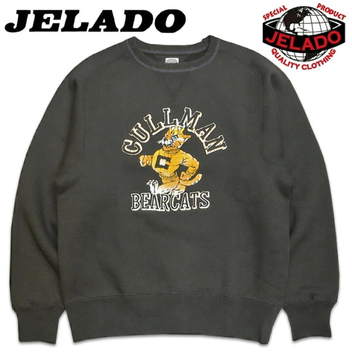 楽天市場】JELADO（ジェラード）フロッキープリントスウェットシャツ 