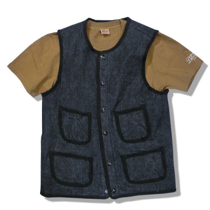楽天市場】SAMURAI JEANS（サムライジーンズ）17oz左綾デニムベスト 