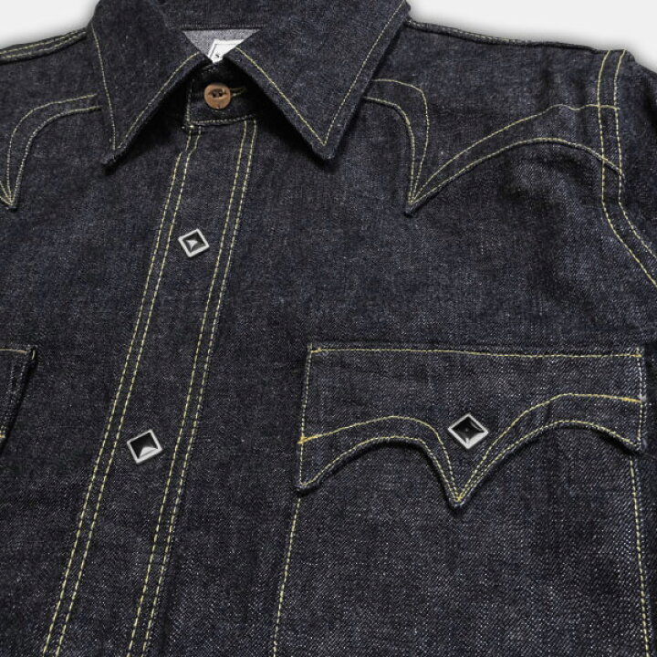 楽天市場】SAMURAI JEANS（サムライジーンズ）デニムウエスタンシャツ 