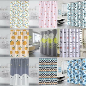 送料無料 シャワーカーテン 花柄 お風呂グッズ 防カビ 防水 お風呂用品 浴室用 撥水加工 シンプル 透けない　通気 バス カーテン 浴室 脱衣所 バスルーム　カーテンリング付き フック付き 取り付け簡単 保温カーテンバスグッズ カーテン ユニットバス おしゃれ 間仕切り