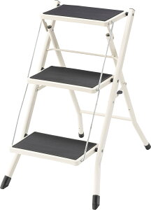 �y�|�C���g10�{�z6/1�̓����_�t���f�[�I���J �X�e�b�v�� PC-344WH �z���C�g 3�Z�b�g