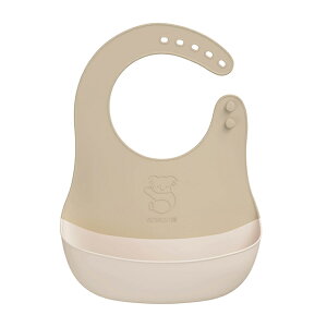 【★ポイント5倍★】10/14~10/17開催!お買い物マラソン(要エントリー) EDISON KJ430315 ごはんを楽しむエプロン モカ 赤ちゃん ベビー 子供 育児 おもちゃ 生活