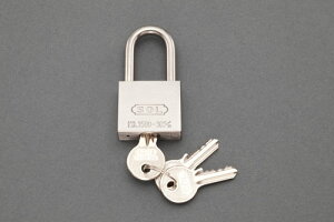 【★ポイント5倍★】10/24~10/27開催!お買い物マラソン(要エントリー) 32mm シリンダー南京錠(30mm吊長同一キー/ステンレス製