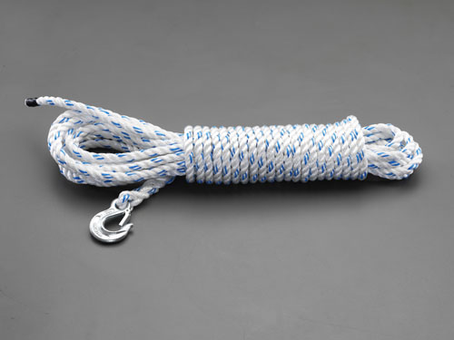 12.7mmx 6m ロープ(ﾌｯｸ付)のサムネイル