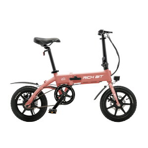 【★ポイント5倍★】10/14~10/17開催!お買い物マラソン(要エントリー) RICHBIT CITY ASSIST(電動アシスト付自転車) サクラピンク 自転車 電動 快適 アシスト