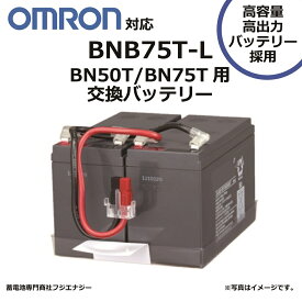 【★ポイント5倍★】8/4~8/11開催！お買い物マラソン(要エントリー) FUJI ENERGY BNB75T-L BNB75T 互換 オムロン BN50T BN75T用 無停電電源装置 UPS用バッテリーキット omron ups 高容量バッテリー採用