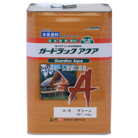 【市場の日】4/18は当店ポイント5倍！！和信ペイント #950156 ガードラックアクア グリーン 14kg