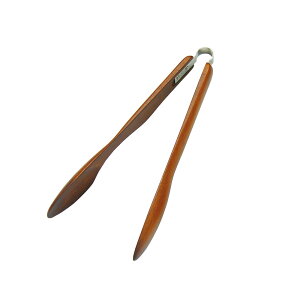 【★ポイント5倍★】10/24~10/27開催!お買い物マラソン(要エントリー) ヤマコー #88467 Home Cafe 木製トング ブラウン