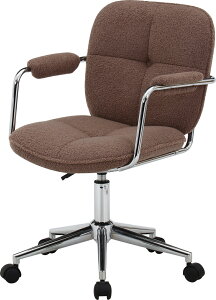 【★ポイント5倍★】10/14~10/17開催!お買い物マラソン(要エントリー) 不二貿易 オフィスチェア ルル BR 【1個入】 51205 インテリア エクステリア 内装 おしゃれ 新生活 一人暮らし 同棲 収納