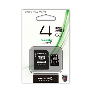 y|Cg5{z9/19~9/24JÁI}\(vGg[) HIDISC microSDHCJ[h 4GB SDϊA_v^t [J[h L} L e ^