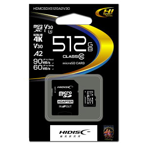 y|Cg10{z9/1̓_tf[IHIDISC UHS-I class3 A2Xs[hNXΉ microSDXCJ[h 512GB [J[h L} L e ^