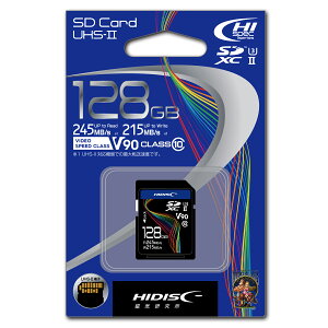 y|Cg5{zyVX[p[SAIL(9/4~9/11) vGg[ HIDISC SDXCJ[h 128GB UHS-II V90Ή [J[h L} L e ^
