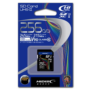 y|Cg10{z10/1̓_tf[IHIDISC SDXCJ[h 256GB UHS-II V90Ή [J[h L} L e ^
