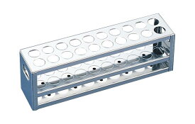 ★ポイント10倍★ 1/9~1/16 お買い物マラソン(要エントリー) ケニス ステンレス打抜式試験管立 Φ16.5 × 20本