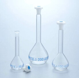 【★ポイント10倍★】2/4~2/10開催！お買い物マラソン(要エントリー) ISOLAB PP栓付メスフラスコ(ISOLAB) 100mL