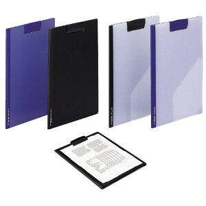 【★ポイント5倍★】10/24~10/27開催!お買い物マラソン(要エントリー) 松吉医科器械 クリップファイル(不透明タイプ) 黒 F-437(A4) 1冊 LIHITLAB. 21-6375-0001 販売セット入数:1