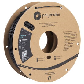 【4/24～4/27開催】お買い物マラソン×ポイント5倍！(要エントリー) Polymaker PolyMax PLA (1.75mm, 0.75kg) Black フィラメント 3Dプリンター 3D