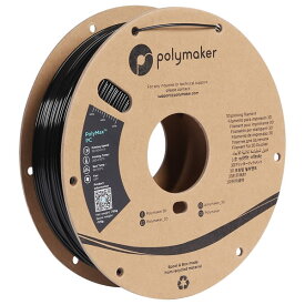【4/24～4/27開催】お買い物マラソン×ポイント5倍！(要エントリー) Polymaker PolyMax PC (1.75mm, 0.75kg) Black フィラメント 3Dプリンター 3D
