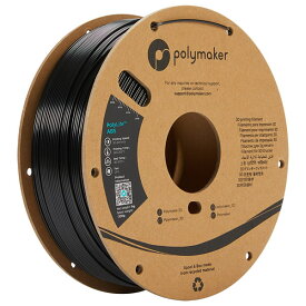 【4/24～4/27開催】お買い物マラソン×ポイント5倍！(要エントリー) Polymaker PolyLite ABS (1.75mm, 1kg) Black フィラメント 3Dプリンター 3D