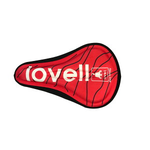 【★ポイント5倍★】10/24~10/27開催!お買い物マラソン(要エントリー) lovell サドルカバーWAVE RED 4938402820086 自転車 アクセサリー ホビー 乗り物 サイクリング