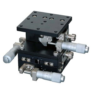 【★ポイント5倍★】10/24~10/27開催!お買い物マラソン(要エントリー) 中央精機 ハイグレードアルミXYZステージ 60×60 LT-6047-S1