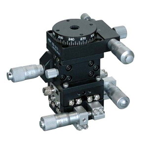 【★ポイント5倍★】10/24~10/27開催!お買い物マラソン(要エントリー) 中央精機 ハイグレードアルミXYZ回転ステージ φ30 TR-3047-SR1