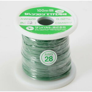 y|Cg10{z11/1̓_tf[I Tng ΁@WtETFEd AWG28-100M-MIDORI