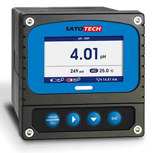 �y�|�C���g10�{�z2/1�̓����_�t���f�[�ISATOTECH �v���Z�XpH�v�i�P�[�u��5m pH�d��PE-17ATC�t�j �p�l���ݒu�^ HJ-CT4-PH