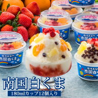 【15日限定！ポイント5倍】セイカ食品 南国白くま 12個セット(S12-45) 送料無料 鹿児島 白熊 しろくま ア…