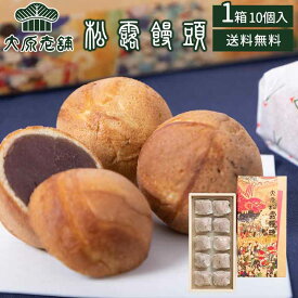 大原老舗 大原松露饅頭 (10個入) 送料無料 1箱10個入り こしあん カステラ生地 手焼き 唐津 佐賀 贈答品 お土産 焼きまんじゅう お饅頭 まんじゅう 和菓子 (北海道・沖縄別途送料) (まとめ買いの場合熨斗不可)