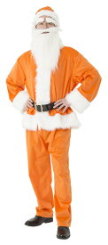 送料無料 クリスマス コスプレ GOGOサンタさん オレンジ クリスマス コスプレ メンズ 男性用 衣装 Xmas コスチューム サンタクロース インスタ映え 推し