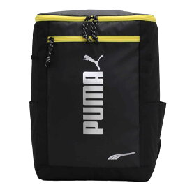 プーマ リュック キッズ PUMA 男の子 20L リュックサック キッズバッグ ジュニアリュック ボックスリュック スクエア ジュニア 女の子 人気 通学 小学生 低学年 中学年 高学年 遠足 子ども キッズ用 A4 ブラック 黒 コーティング素材 アドルフ J20251