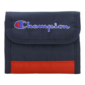 チャンピオン 財布 Champion 三つ折り財布 ミニ財布 小銭 ミニウォレット 札入れ ウォレット コインケース シンプル ブラック 黒 小学生 中学生 高校生 スポーツ 小さめ コンパクト ミニ ストラップ付き 子供 キッズ ジュニア 63482 【CL】