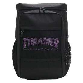 【SALE】 スラッシャー リュックサック THRASHER スクエア 30L 大容量 リュック メンズ レディース 女子 2ルーム 通学 通勤 撥水 バックパック デイパック 消臭ポケット 抗菌 サイドポケット スポーツ アウトドア A4 B4 THR-238