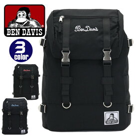 【SALE】 BEN DAVIS ベンデイビス リュック 通学 正規品 リュックサック デイパック BENDAVIS バックパック 学校 通学カバン 高校生 大容量 バッグ 黒 かばん A4 B4