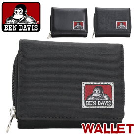 ベンデイビス 財布 BEN DAVIS 正規品 お財布 三つ折り 小銭入れ ウォレット ミニ財布 折り財布 コンパクト シンプル メンズ レディース ユニセックス コインケース 軽量 小さめ 小物 ミニ カジュアル おでかけ 通学 中学生 高校生 ミニサイズ BDW-8350