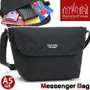 メッセンジャー ManhattanPortage マンハッタンポーテージ ショルダーバッグ メッセンジャーバッグ ショルダー フラップ バッグ カバン ブラック 黒 ユニセックス アウトドア 旅行 サブバッグ シンプル カジュアル 斜め掛け 斜め掛けバッグ コンパクト A5 MP1603BPDMGNT