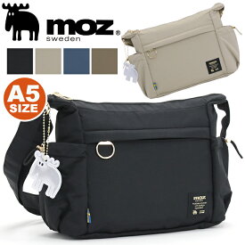 ショルダーバッグ moz モズ ショルダー 斜め掛けバッグ 肩掛け ミニショルダー バッグ 小さめ かばん ユニセックス 男女兼用 旅行 散歩 サブバッグ アウトドア はっ水 軽量 シンプル コンパクト 北欧 大人 かわいい カジュアル 学生 おでかけ A5 ブラック 黒 ZLQK-01