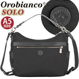 Orobianco オロビアンコ 正規品 ショルダーバッグ ソーロ SOLO メンズ 2024 春夏 新作 ショルダー 男性 ビジネス バッグ カバン 通勤 通勤用 仕事用 出張 旅行 社会人 カジュアル 上品 ブラック 黒 かっこいい フォーマル ビジカジ A5 7L 92954