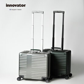 イノベーター スーツケース innovator inv1611 42L アルミキャリーケース ビジネスキャリー 横型 キャリーバッグ アルミボデー 北欧 ビジネス 出張 送料無料 2年間保証