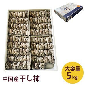 【中国産】干し柿 5キロ 大容量 柿 和菓子 果物 ドライフルーツ 送料無料