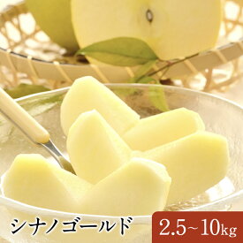 【長野県産青森県産】 シナノゴールド 2.5kg(8～10玉) 5kg(16玉) 10kg(32玉)　リンゴ りんご 林檎 おいしい 旬