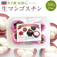 【タイ産】お試し 生マンゴスチン 4〜5個入り 約350g タイ産 送料無料 甘い トロピカルフルーツ 果物 グ…