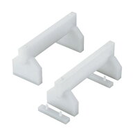 プラスチック高さ調整付まな板用脚 40cm H200mm(2ヶ1組)/業務用/新品/小物送料対象商品