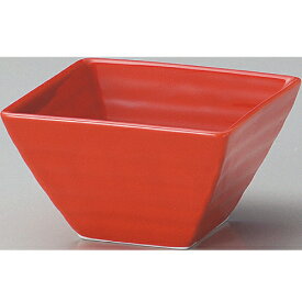 正角鉢8cm赤 赤 (10個入) /業務用食器/新品/小物送料対象商品